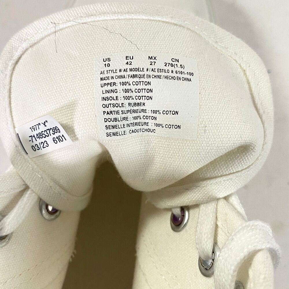 American Eagle Trust In Love High Top Sneakers Women Sz 10 Multicolor NWOT Read - Picture 12 of 16